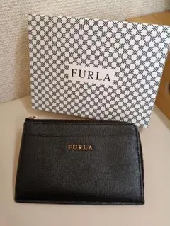 【美品・即日発送】FURLA ブラック フラグメントケース