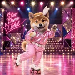 【985】柴犬 豆柴 ステッカーシール・缶バッジ・キーホルダー