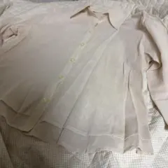 昭和レトロ　LA DEUX （銀座マギー） 七分袖ブラウス　サイズ2