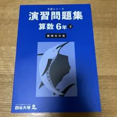 予習シリーズ　演習問題集 算数 6年下