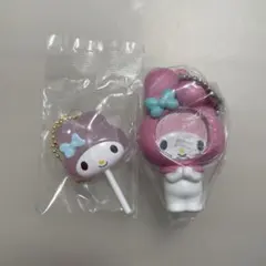 サンリオ　カラフルキャンディチャーム　フォトフレームマスコット　マイメロ