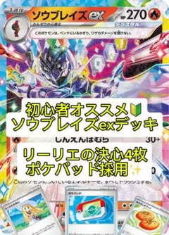 ポケカ ソウブレイズex 初心者オススメ 構築済みデッキ 汎用 パーツ