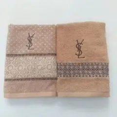 ☆未使用☆イブ・サンローラン☆ハンドタオル2枚セット