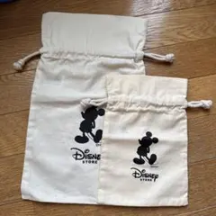 Disney Store ミッキーマウス ポーチ 2個セット