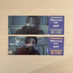 ミルキーサブウェイ 列車チケット風カード カート