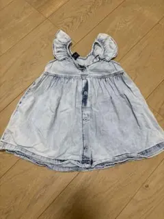 Baby gap デニム　フリルワンピース 12-18ヶ月　ベビー　80cm