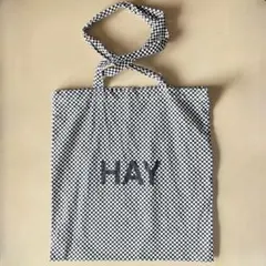 HAY チェック柄 トートバッグ