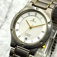 新品電池】CITIZEN ATTESA コンビ デイト ユニセックス 稼動品 - メルカリ