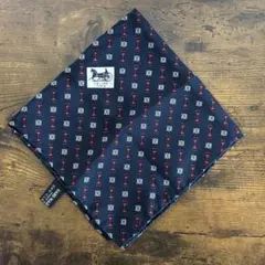 CELINE セリーヌ　ハンカチ　ミニスカーフ　シルク　馬車柄　ヴィンテージ