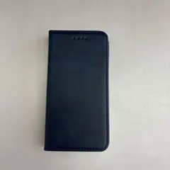 iPhone用 手帳型ケース ネイビー