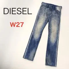 H4775-48ディーゼルKROOLEY ジーンズダメージウォッシュ加工Y2K