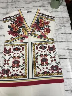 ZARA花柄プリントワンピース