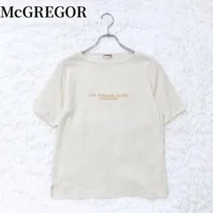 マックレガー 半袖カットソー 刺繍英字ロゴ クリーム色 シンプル カジュアルのサムネイル