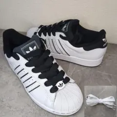 極美品☆25cm adidas 白 スーパースターII アディダスオリジナルス