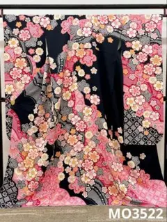 振袖 豪華 刺繍 銀通し 金彩 紋意匠 身丈169cm 撥水加工済 MO2685 