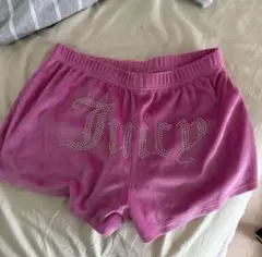 Juicy Couture ベロアショートパンツ ピンク Sのサムネイル