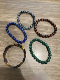 天然石ブレスレットセット　まとめ