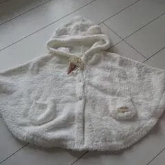 【新品タグ付き】ジェラートピケ ベビー&キッズ くま耳mocomocoポンチョ