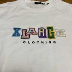 XLARGE 刺繍ロゴ Tシャツ Lサイズ ホワイト