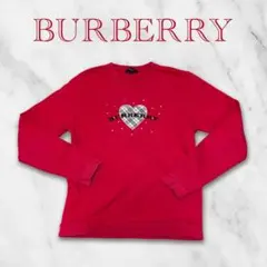 ♥*♥様 BURBERRY ノバチェック　ハート　スゥエット　赤系のサムネイル