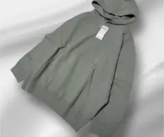 大きいサイズ！新品タグ付き23区ニット生地/ストレッチパーカーニット44