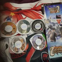 ジャンク。PSPソフトまとめ売り　クロヒョウ2 グラセフ　ガンダム