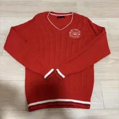 キャロウェイ　セーター　赤　Ｖネック