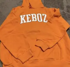 KEBOZ オレンジ パーカー コットン100%