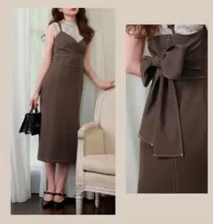 バックリボンジャンスカワンピース