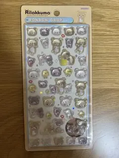 ボンボンドロップシール　リラックマ　ごゆるりのサムネイル