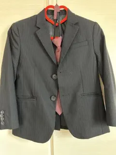 COMME CA ISM ストライプジャケット 130A セットアップ