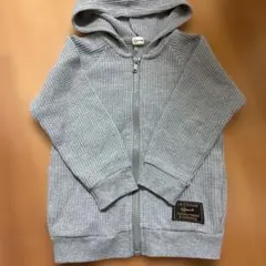 la Chiave グレー ワッフルパーカー 95