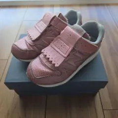 17.5センチ　New Balance 996 タッセルスニーカー　メタルピンク