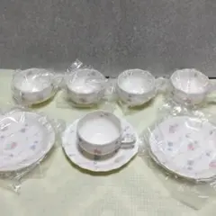 ♡コーヒーカップ、紅茶カップにも　楕円形トレー【５客セット】