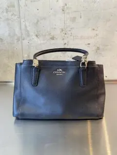 COACH レザーバック 2WAY 黒 金 手持ち ショルダーバック 美品