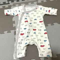 車　ロンパース 60-70cm　コンビミニ　60 70　ラップクラッチ　前開き