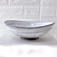 美品！うつわ一客 京都 白釉 楕円鉢 25cm 新品未使用 箱付 うつわ一客 京都 白釉 楕円鉢 25cm 新品未使用 箱付 - メルカリ