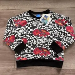 【未使用】ディズニー カーズ マックイーン 総柄 トレーナー 110cm