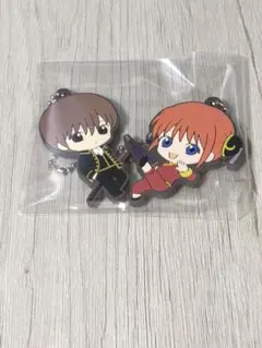 銀魂　沖田総悟　神楽　ラバーストラップセット