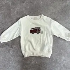 petit main プティマイン 消防車 トレーナー