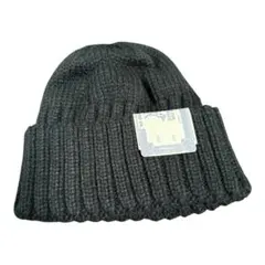 THE H. W. Dogウールニット帽 ダークグレー