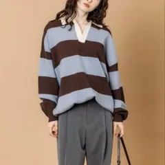 FREAK'S STORE ボーダー ポロニット メンズ レディース