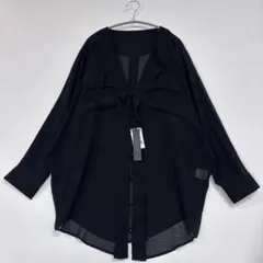 スコットクラブ/チュニック/シアーシャツ/ドルマンスリーブシルエット/新品タグ付のサムネイル