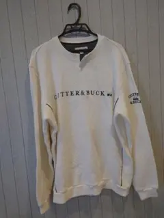 Cutter & Buck ホワイト セーター　LL