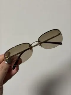 CHANEL ブラウン スクエア サングラス 4092-B ヴィンテージ - メルカリ