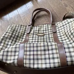 Lasserre Paris ボストンバッグ 旅行用バッグ チェック柄のサムネイル