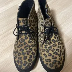 VANS ヒョウ柄　スニーカー　チャッカ