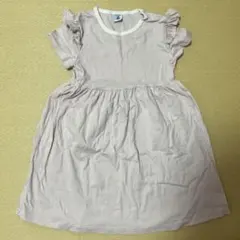 フリル付きピンク半袖ワンピース 140cm