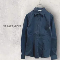 【ナラカミーチェ】長袖シャツMクラシック レギュラーカラー 綿100％ 正装のサムネイル