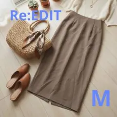 【美品】リエディ ナロースカート M タイト ロングスカート ウエストゴムのサムネイル